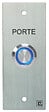HERACLES - Bouton poussoir NO/NF sur plaque inox 40x100mm avec 2 vis anti-vandales  - HERACLES - PL40NFL - vignette