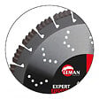 LEMAN - Disque diamant segments béton armé, granit Diam 115 x 22,23 x H 13 mm Leman - vignette