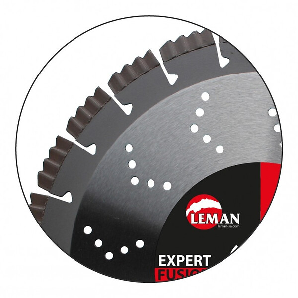 LEMAN - Disque diamant segments béton armé, granit Diam 300 x 25,4 x H 13 mm Leman - large