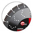 LEMAN - Disque diamant segments béton armé, granit Diam 300 x 25,4 x H 13 mm Leman - vignette