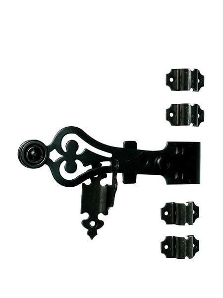J.MASSARD - Tringle espagnolette TERROIR 2m50 noir - JARDINIER MASSARD - 420254 - large