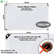VOUNOT - Bâche de Protection en Polyéthylène resistant et impermeable 180g/m² blanche 3x5m - vignette