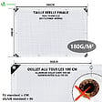 VOUNOT - Bâche de Protection en Polyéthylène resistant et impermeable 180g/m² blanche 2x3m - vignette