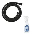 GROHE - Flexible de douche GROHE VitalioFlex Trend 1750 mm noir mat + nettoyant GrohClean - vignette
