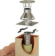 TEN - Chapeau extérieur TEN 570002 galva n°2 D125/139mm - vignette