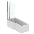 IDEAL STANDARD - IDEAL STANDARD Baignoire Connect air 150 X 80 avec Pare Bain avec volet asymétrique gauche - vignette