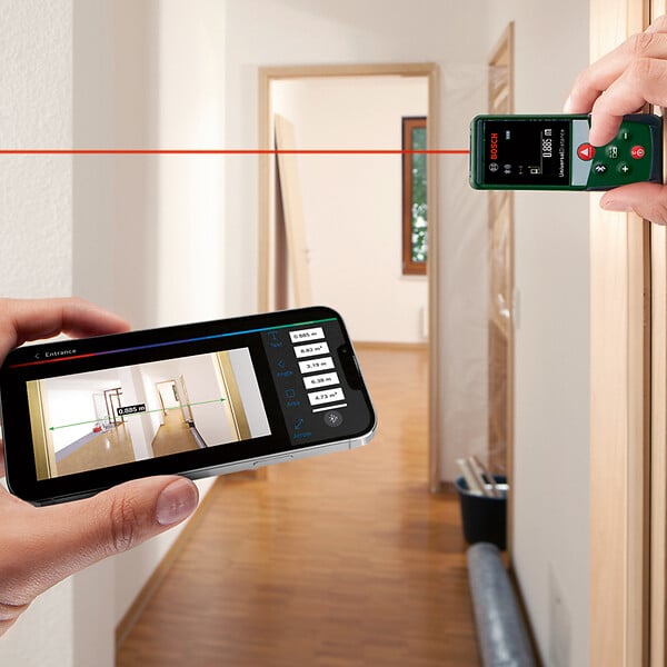 BOSCH - Télémètre laser connecté UniversalDistance 40C - mesure 40 m - large