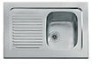 FRANKE - Evier monocuve inox SPX avec égouttoir 900x600cm à poser MAN 711-900 - FRANKE - 082508 - vignette