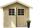 SOLID - Abri de jardin bois Chartres - Beige - L.298xl.238xH.239cm - vignette