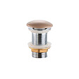 SWISS AQUA TECHNOLOGIES - Bonde à écoulement libre Infinitio 5/4" sans trop-plein pour lavabos et vasques, moka mat (PZATKALBRM) - vignette