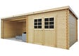 SOLID - Abri bois Rohan avec terrasse - L.668xH.220xP.300cm - vignette