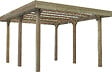 SOLID - Carport bois modulaire  S7763 - L.506xl.506xH.425cm - vignette