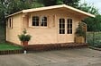 SOLID - Abri jardin bois Chambéry - Marron - L.528,7xH.253,3xP.515cm - vignette
