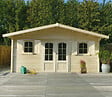 SOLID - Abri jardin bois Rognaix - Naturel - L.568xH.274.6xP.508cm - vignette