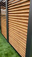 HABRITA - Ventelles alu imitation bois - Marron - L.280xH.219cm - vignette