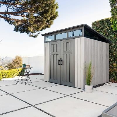 HABRITA - Abri de jardin - Résine - 6.45m2 - large