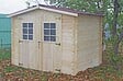 HABRITA - Abri de jardin en bois douglas 28mm 4.68m² - L.250xP.200cm - vignette