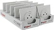 LEGRAND - Lot de 10 prises de courant surface avec terre blanc complet DOOXIE - vignette