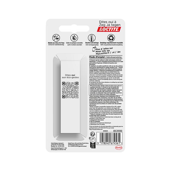 LOCTITE - Colle SuperGlue-3 Pure Gel gel 3g - large