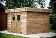 HABRITA - Abri de jardin bois Thalasso - Bois naturel - L.300xP.300cm - vignette