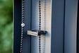 HABRITA - Rideau en PVC tissé - Gris clair - L.280xH.220cm - vignette