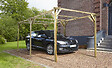 CERLAND - Carport - Toit plat sans couverture - Pin - 15.41m2 - vignette