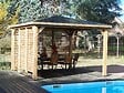 HABRITA - Pool house Blueterm bois - 14,36 m² - L.379xl.379xH.283,9cm - vignette