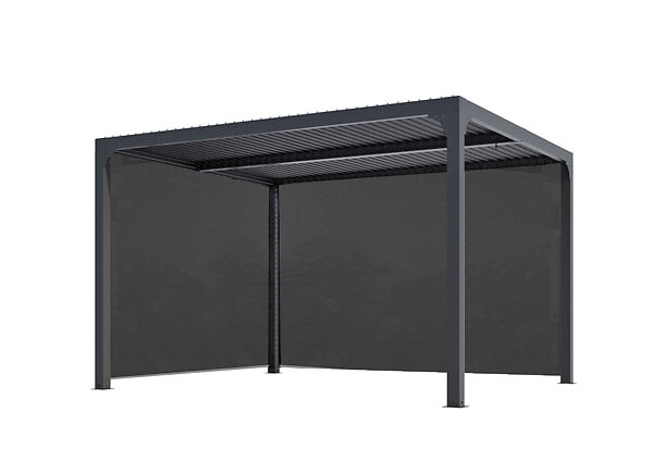 HABRITA - Pergola bioclimatique - Aluminium - 10,80m2 - large