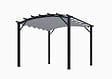HABRITA - Pergola arche aluminium - Anthracite - L.330xl.340xH.259cm - vignette