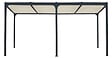 HABRITA - Pergola bioclimatique - Aluminium - Gris anthracite - 21.52m2 - vignette