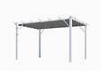 HABRITA - Pergola aluminium autoportée 12m² - Blanc - L.400xl.300cm - vignette