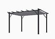 HABRITA - Pergola en aluminium - Gris anthracite - L.400xH.230xP.300cm - vignette