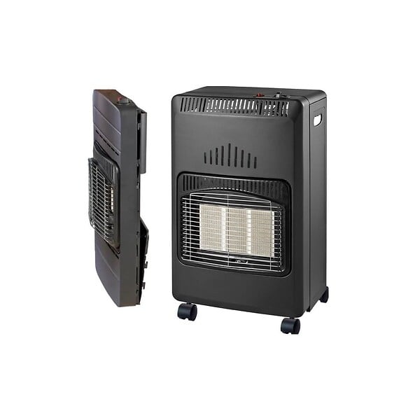 NIKLAS - Chauffage à gaz 4200W prêt à l'emploi Livré avec tuyau et détendeur - pliable - Brûleur céramique Infrarouge - large