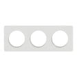 SCHNEIDER ELECTRIC - Plaque Odace Touch - Blanc brillant 3 postes entraxe 71mm - vignette