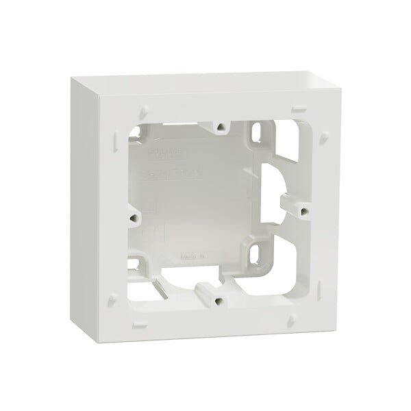 SCHNEIDER ELECTRIC - Boîte de montage en saillie - Odace Styl - Blanc - 1 poste - large
