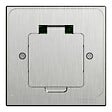 SCHNEIDER ELECTRIC - Prise de sol carrée métal Unica System+ Gris IP44 - vignette