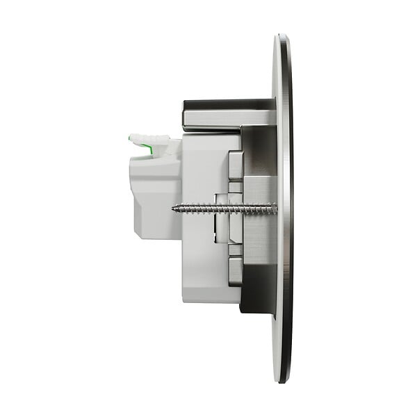 SCHNEIDER ELECTRIC - Prise de sol encastrable métal Unica System+ XS Argent IP44 - large