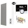 CHAFFOTEAU - Chaudière Gaz BasNox Urbia Nox Chaffoteaux 24 kW VMC Complète (Douilles + Dosseret) avec Thermostat Connecté - vignette
