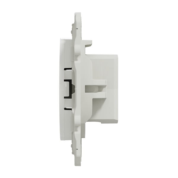 SCHNEIDER ELECTRIC - Prise TV encastrable - Odace - Blanc - Fixation par vis - large