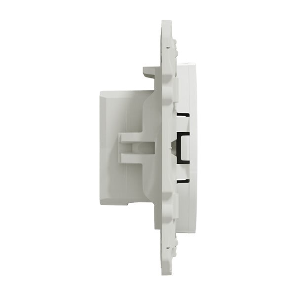 SCHNEIDER ELECTRIC - Prise TV encastrable - Odace - Blanc - Fixation par vis - large