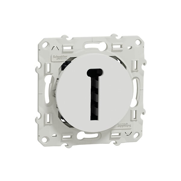 SCHNEIDER ELECTRIC - Conjoncteur en T Odace - Blanc - 8 contacts à vis - large