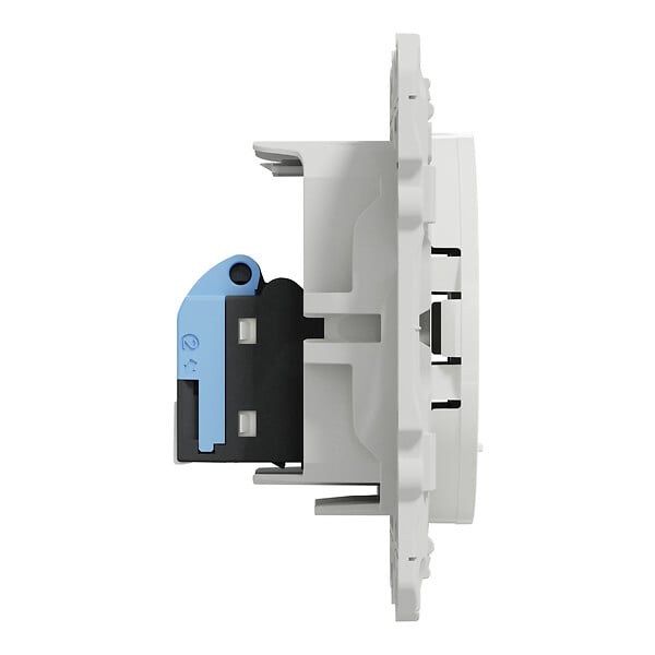 SCHNEIDER ELECTRIC - Prise RJ45 - Odace - Blanc - Catégorie 6 STP - large