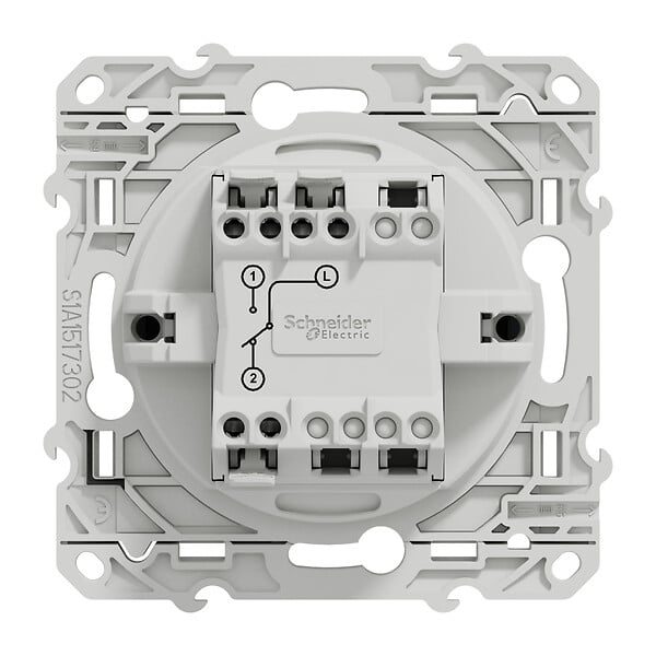 SCHNEIDER ELECTRIC - Va-et-vient Odace Anthracite 10 A - large