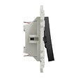 SCHNEIDER ELECTRIC - Double va-et-vient plastique Odace Anthracite 10 AX - vignette
