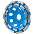 LEMAN - Plateau diamant 2 pistes béton 125x22,23mm - 5 segments - vignette