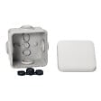 SCHNEIDER ELECTRIC - Boîte de dérivation carrée - Plastique ABS - Mureva Box - Grise - 65x65x45 mm - vignette