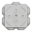 SCHNEIDER ELECTRIC - Boîte de dérivation carrée - Plastique ABS - Mureva Box - Grise - 65x65x45 mm - vignette