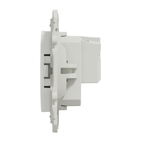 SCHNEIDER ELECTRIC - Prise de courant encastrée Odace - Blanc - 16A - large