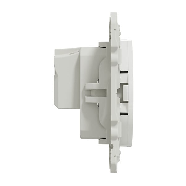 SCHNEIDER ELECTRIC - Prise de courant encastrée Odace - Blanc - 16A - large