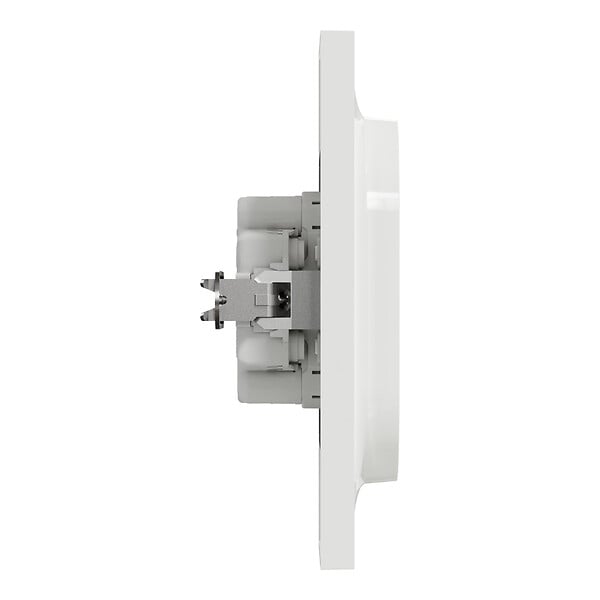 SCHNEIDER ELECTRIC - Prise électrique double 2P+T Odace - Blanc - 16A - large